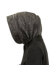 FAY - Hooded Coat with Hook Fastening - Black - LIDIASHOPPING® - Official Website