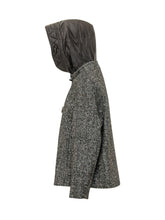 FAY - Cappa con Cappuccio - Nero - LIDIASHOPPING® - Official Website