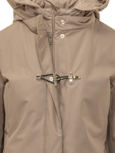 FAY - Cappotto con Cappuccio e Alamaro - Beige - LIDIASHOPPING® - Official Website