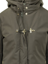 FAY - Cappotto con Cappuccio e Alamaro - Verde - LIDIASHOPPING® - Official Website