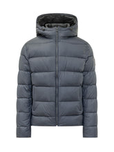 FAY - Piumino con Cappuccio - Blu - LIDIASHOPPING® - Official Website