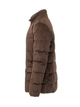 FAY - Giacca Trapuntata con Collo Alto - Marrone - LIDIASHOPPING® - Official Website