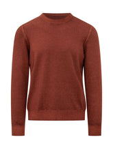 FAY - Maglia Girocollo a Maniche Lunghe - Rosso - LIDIASHOPPING® - Official Website