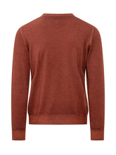 FAY - Maglia Girocollo a Maniche Lunghe - Rosso - LIDIASHOPPING® - Official Website