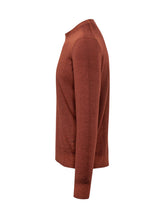 FAY - Maglia Girocollo a Maniche Lunghe - Rosso - LIDIASHOPPING® - Official Website