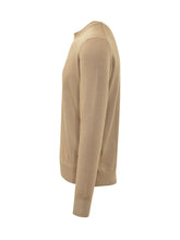 FAY - Maglia Girocollo a Maniche Lunghe - Marrone - LIDIASHOPPING® - Official Website