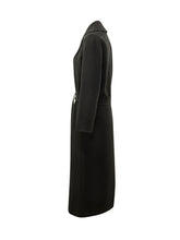 MAX MARA S - Cappotto Poldo con Cintura - Nero - LIDIASHOPPING® - Official Website