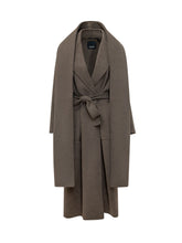 MAX MARA S - Cappotto Peonie con Cintura - Marrone - LIDIASHOPPING® - Official Website