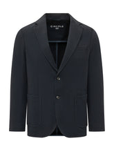 CIRCOLO - Blazer Monopetto con Tasche Applicate - Blu - LIDIASHOPPING® - Official Website
