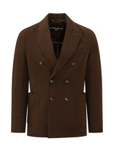 CIRCOLO - Blazer Doppiopetto con Revers a Lancia - Marrone - LIDIASHOPPING® - Official Website
