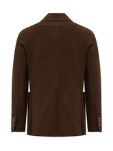 CIRCOLO - Blazer Doppiopetto con Revers a Lancia - Marrone - LIDIASHOPPING® - Official Website