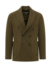 CIRCOLO - Blazer Doppiopetto con Revers a Lancia - Verde - LIDIASHOPPING® - Official Website