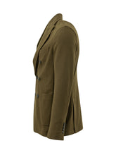 CIRCOLO - Blazer Doppiopetto con Revers a Lancia - Verde - LIDIASHOPPING® - Official Website
