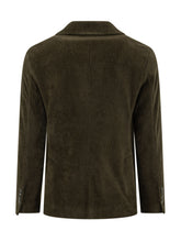 CIRCOLO - Blazer Monopetto a Coste Verticali - Verde - LIDIASHOPPING® - Official Website