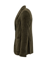CIRCOLO - Blazer Monopetto a Coste Verticali - Verde - LIDIASHOPPING® - Official Website