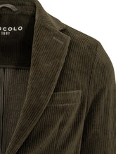 CIRCOLO - Blazer Monopetto a Coste Verticali - Verde - LIDIASHOPPING® - Official Website