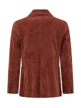 CIRCOLO - Double Breasted Blazer with Patch Pockets - Red - LIDIASHOPPING® - Official Website