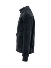 CIRCOLO - Giacca Pilot con Collo Alto - Blue - LIDIASHOPPING® - Official Website