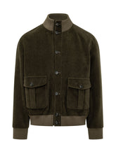 CIRCOLO - Giacca Pilot con Collo Alto - Green - LIDIASHOPPING® - Official Website