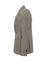 CIRCOLO - Double Breasted Blazer with Peak Lapels - Grey - LIDIASHOPPING® - Official Website