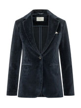CIRCOLO - Long Fitted Blazer - Blue - LIDIASHOPPING® - Official Website