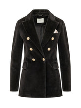 CIRCOLO - Blazer Doppiopetto con Bottoni Decorativi - Nero - LIDIASHOPPING® - Official Website