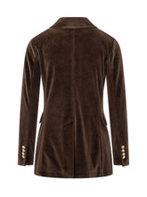 CIRCOLO - Blazer Doppiopetto con Bottoni Decorativi - Marrone - LIDIASHOPPING® - Official Website