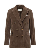 CIRCOLO - Blazer Doppiopetto con Revers - Marrone - LIDIASHOPPING® - Official Website