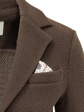 CIRCOLO - Slim Fit Blazer - Brown - LIDIASHOPPING® - Official Website