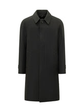 LARDINI - Cappotto Monopetto con Colletto - Nero - LIDIASHOPPING® - Official Website