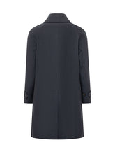 LARDINI - Single Breasted Coat with Collar - Blue - LIDIASHOPPING® - Official Website