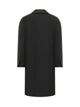 LARDINI - Double Breasted Coat with Peak Lapels - Black - LIDIASHOPPING® - Official Website