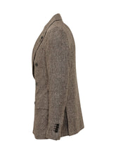 LARDINI - Double Breasted Suit with Micro Pattern - Brown - LIDIASHOPPING® - Official Website