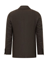LARDINI - Double Breasted Jacket with Peak Lapels - Brown - LIDIASHOPPING® - Official Website