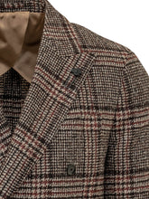 LARDINI - Double Breasted Jacket with Check Pattern - Red - LIDIASHOPPING® - Official Website