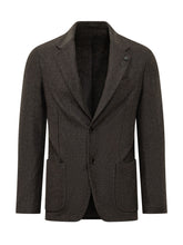 LARDINI - Easywear Striped Single Breasted Suit - Black - LIDIASHOPPING® - Official Website