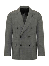 LARDINI - Completo Doppiopetto a Quadri - Grigio - LIDIASHOPPING® - Official Website