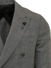 LARDINI - Completo Doppiopetto a Quadri - Grigio - LIDIASHOPPING® - Official Website