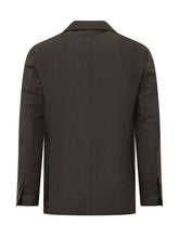 LARDINI - Checked Single Breasted Suit - Brown - LIDIASHOPPING® - Official Website