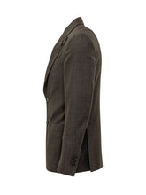 LARDINI - Checked Single Breasted Suit - Brown - LIDIASHOPPING® - Official Website