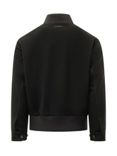 LARDINI - Giubbino con Collo Alto e Tasche Applicate - Nero - LIDIASHOPPING® - Official Website