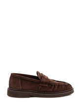 STURLINI - Loafer with Gathered Apron - Brown - LIDIASHOPPING® - Official Website