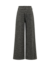 MSGM - Pantaloni Ampi con Motivo a Quadri - Nero - LIDIASHOPPING® - Official Website