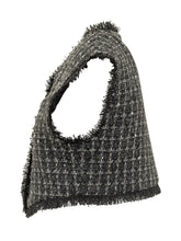 MSGM - Cropped Vest with Fringed Trims - Black - LIDIASHOPPING® - Official Website