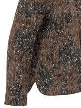 PESERICO - Giacca con Motivo Jacquard e Zip - Marrone - LIDIASHOPPING® - Official Website