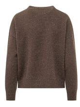 PESERICO - Maglia Girocollo con Zip al Polso - Marrone - LIDIASHOPPING® - Official Website