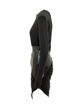THE ANDAMANE - Ursula Mini Dress with Wrap Panel - Black - LIDIASHOPPING® - Official Website