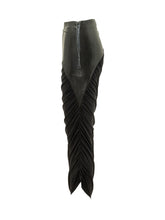 THE ANDAMANE - Ursula Midi Skirt with Draping - Black - LIDIASHOPPING® - Official Website