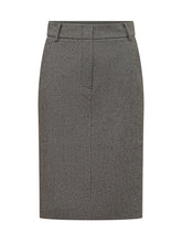 THE ANDAMANE - Xania High Waist Pencil Skirt - Grey - LIDIASHOPPING® - Official Website