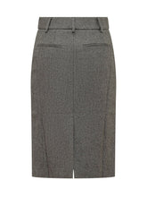 THE ANDAMANE - Xania High Waist Pencil Skirt - Grey - LIDIASHOPPING® - Official Website
